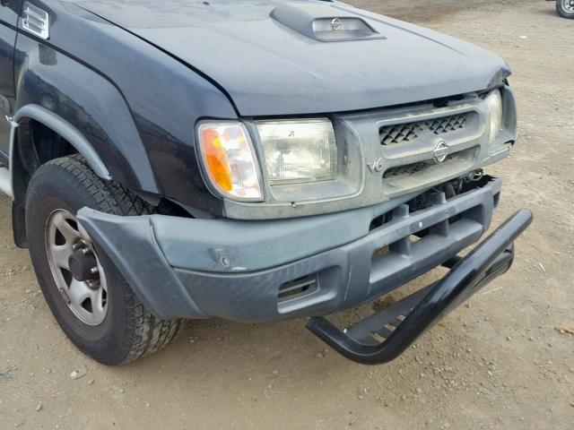 5N1ED28T11C561582 - 2001 NISSAN XTERRA XE BLACK photo 9