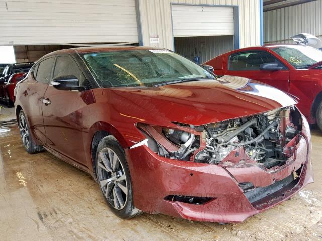 1N4AA6AP9GC432293 - 2016 NISSAN MAXIMA 3.5 MAROON photo 1