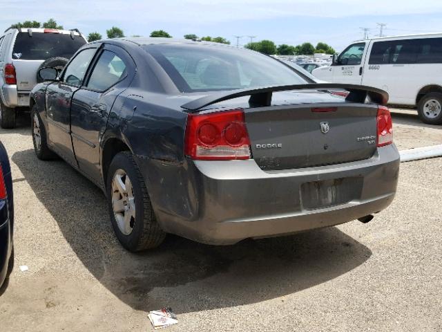 2B3CA3CV2AH124692 - 2010 DODGE CHARGER SX GRAY photo 3