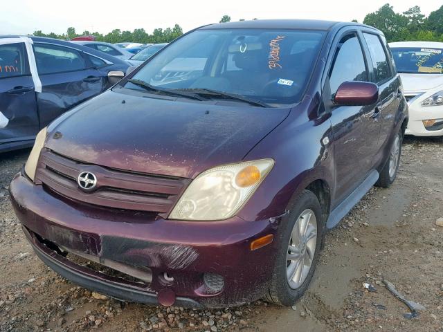 JTKKT624250084535 - 2005 TOYOTA SCION XA BURGUNDY photo 2