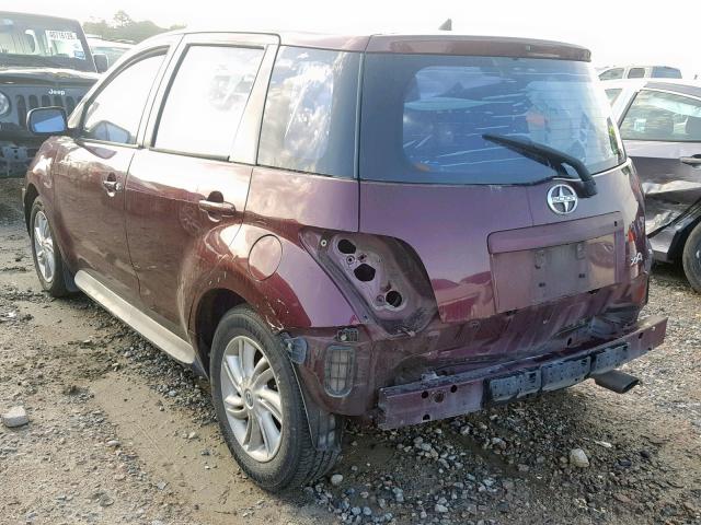 JTKKT624250084535 - 2005 TOYOTA SCION XA BURGUNDY photo 3