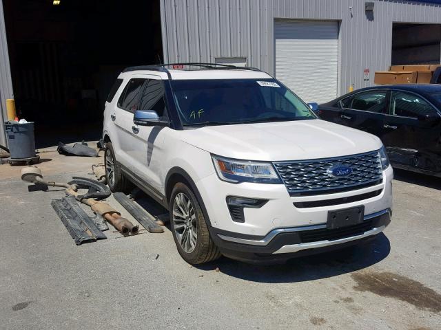 1FM5K8HT9JGA55399 - 2018 FORD EXPLORER P WHITE photo 1