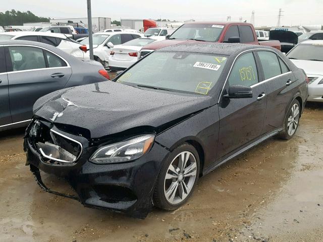 WDDHF5KB5GB258306 - 2016 MERCEDES-BENZ E 350 BLACK photo 2