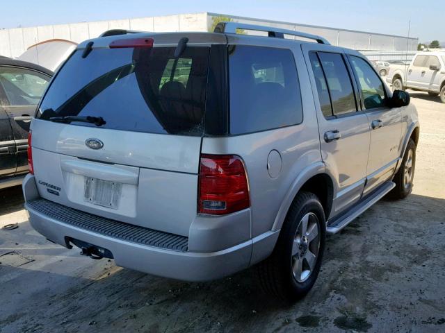 1FMZU65K64UA63140 - 2004 FORD EXPLORER L SILVER photo 4