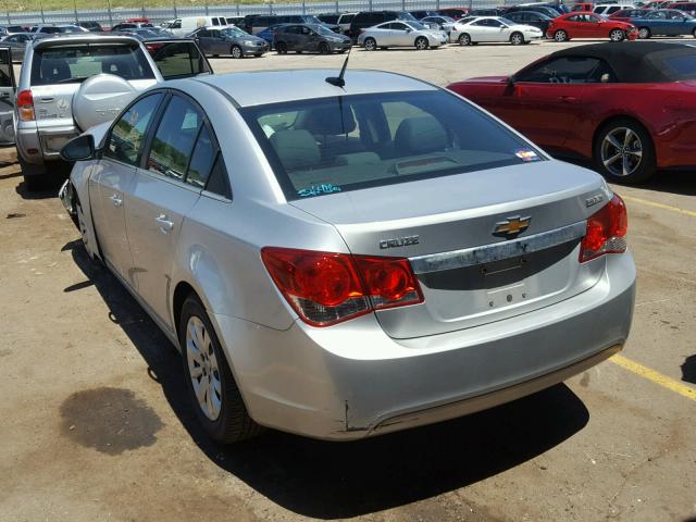 1G1PC5SH0B7215757 - 2011 CHEVROLET CRUZE LS SILVER photo 3