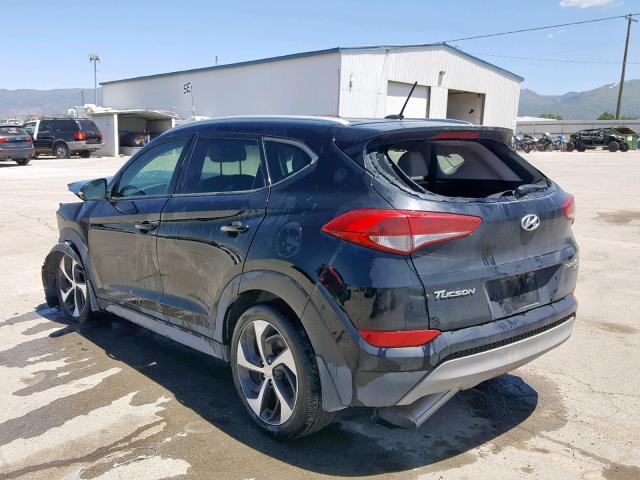 KM8J3CA24HU534616 - 2017 HYUNDAI TUCSON LIM BLACK photo 3