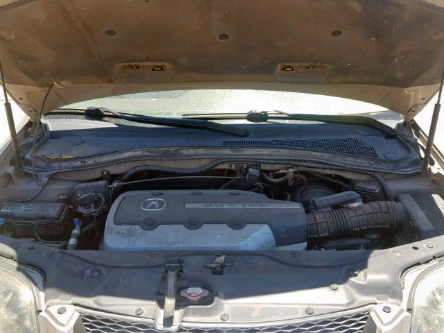 2HNYD18254H505224 - 2004 ACURA MDX TAN photo 7