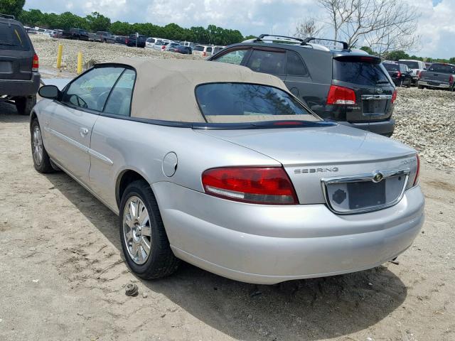 1C3EL55R15N555636 - 2005 CHRYSLER SEBRING TO SILVER photo 3