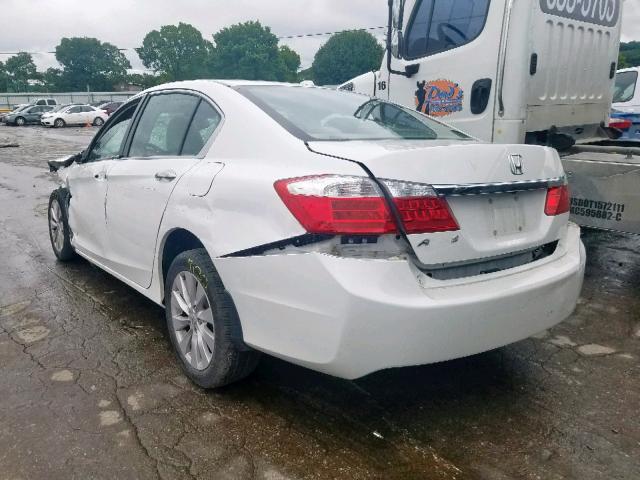 1HGCR2F81FA061373 - 2015 HONDA ACCORD EXL WHITE photo 3