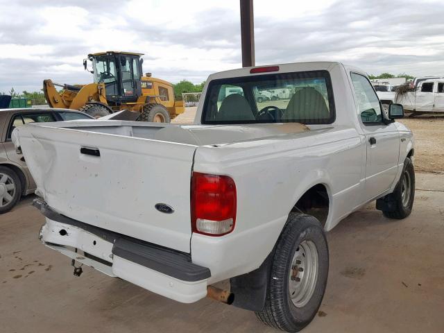 1FTYR10C9YPB94829 - 2000 FORD RANGER WHITE photo 4