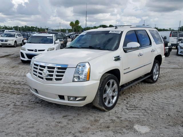 1GYS3EEJ1BR157768 - 2011 CADILLAC ESCALADE H WHITE photo 2