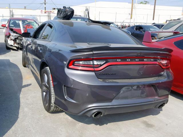 2C3CDXGJXKH562208 - 2019 DODGE CHARGER SC GRAY photo 3