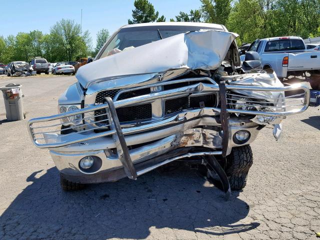 3D7KS28C05G715477 - 2005 DODGE RAM 2500 S Արծաթագույն լուսանկար 9