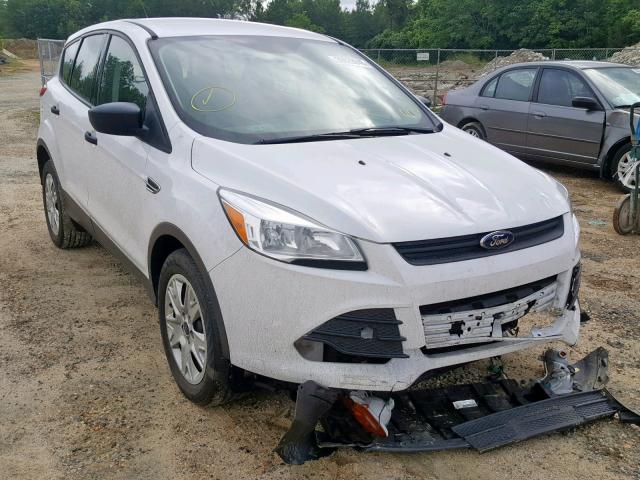 1FMCU0F72FUC05998 - 2015 FORD ESCAPE S WHITE photo 1