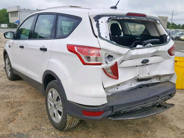 1FMCU0F72FUC05998 - 2015 FORD ESCAPE S WHITE photo 3