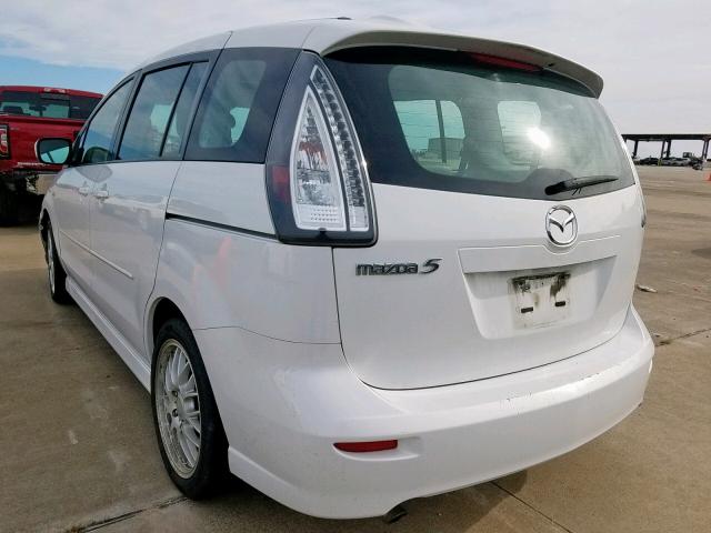 JM1CR293890338142 - 2009 MAZDA 5 WHITE photo 3