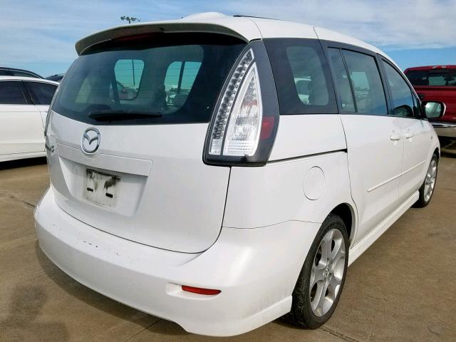 JM1CR293890338142 - 2009 MAZDA 5 WHITE photo 4