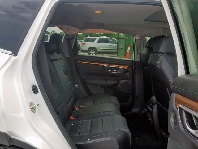 5J6RW2H80JL026166 - 2018 HONDA CR-V EXL WHITE photo 6