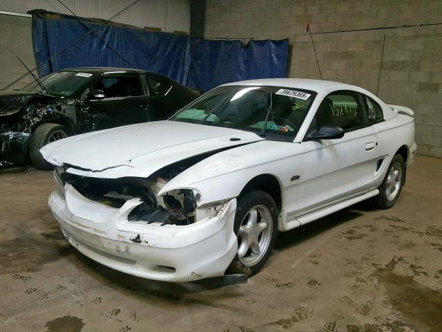 1FALP42X7VF190545 - 1997 FORD MUSTANG GT WHITE photo 2