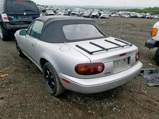 JM1NA3517M0229156 - 1991 MAZDA MX-5 MIATA SILVER photo 3