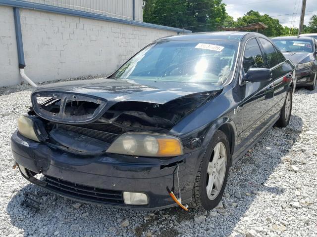 1LNHM87A0YY835688 - 2000 LINCOLN LS BLACK photo 2