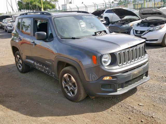 ZACCJBAB1HPE89567 - 2017 JEEP RENEGADE S CHARCOAL photo 1