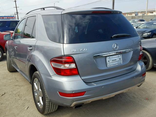 4JGBB5GB9BA639722 - 2011 MERCEDES-BENZ ML 350 GRAY photo 3