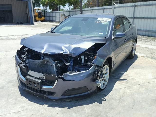 1G11C5SLXFF181381 - 2015 CHEVROLET MALIBU 1LT 蓝色 照片 2