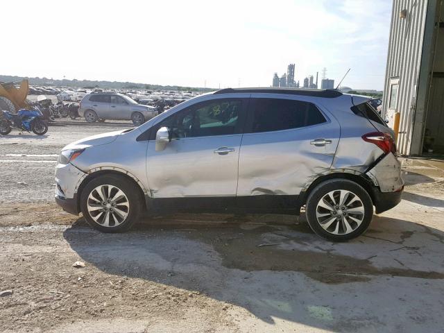 KL4CJASB1KB704708 - 2019 BUICK ENCORE PRE SILVER photo 9