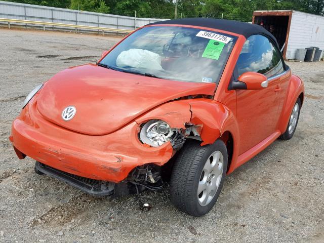 3VWCK21Y03M312938 - 2003 VOLKSWAGEN NEW BEETLE Narıncı foto 2