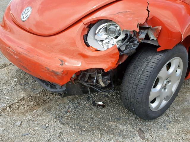 3VWCK21Y03M312938 - 2003 VOLKSWAGEN NEW BEETLE Narıncı foto 9
