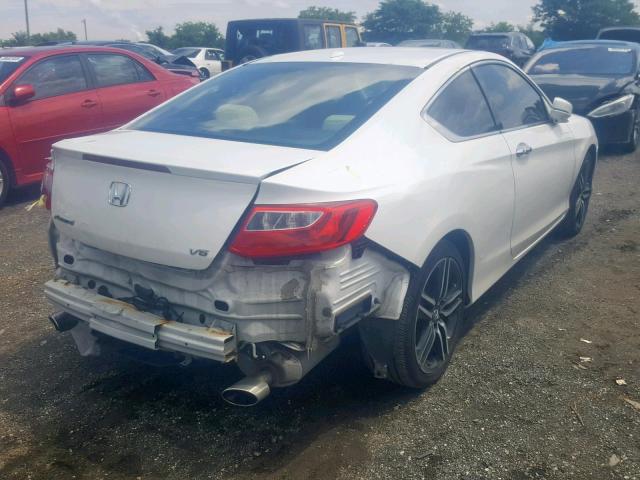 1HGCT2B87EA004259 - 2014 HONDA ACCORD EXL WHITE photo 4