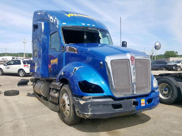 1XKYD49X9HJ108481 - 2017 KENWORTH CONSTRUCTI BLUE photo 1