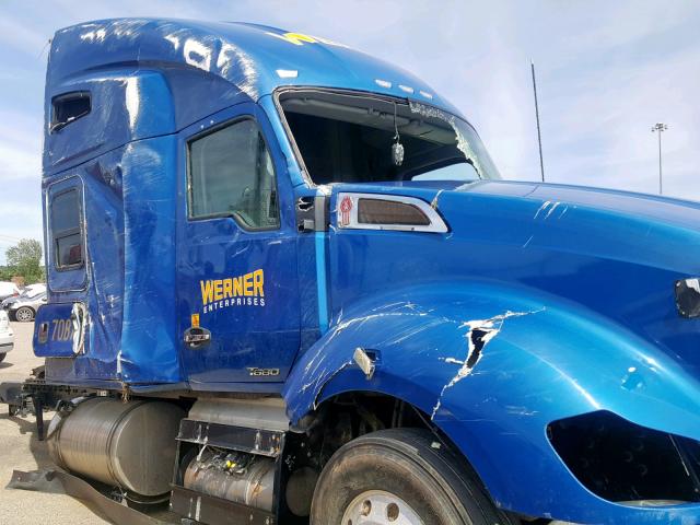 1XKYD49X9HJ108481 - 2017 KENWORTH CONSTRUCTI BLUE photo 9