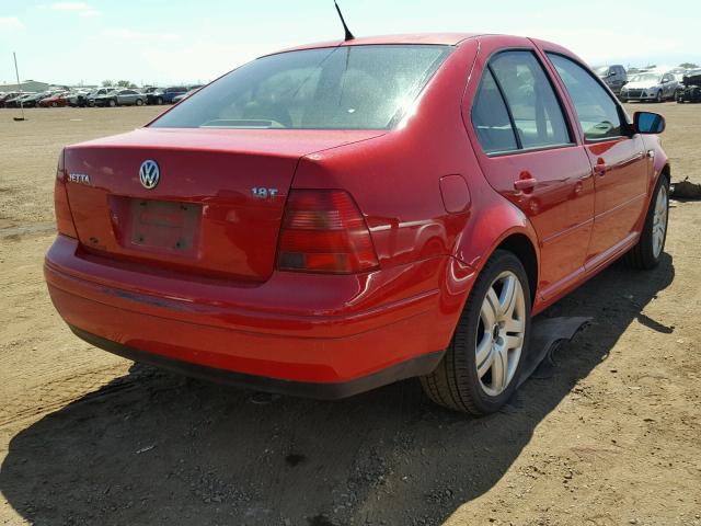 3VWPD69M41M148210 - 2001 VOLKSWAGEN JETTA WOLF RED photo 4