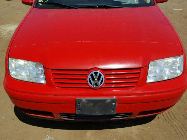 3VWPD69M41M148210 - 2001 VOLKSWAGEN JETTA WOLF RED photo 7