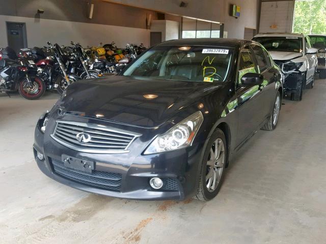 JN1CV6AR7CM676993 - 2012 INFINITI G37 BLACK photo 2