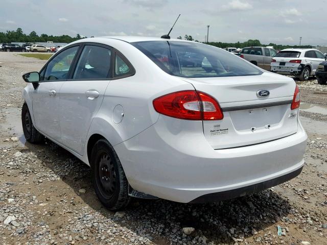 3FADP4BJ2DM176759 - 2013 FORD FIESTA SE WHITE photo 3