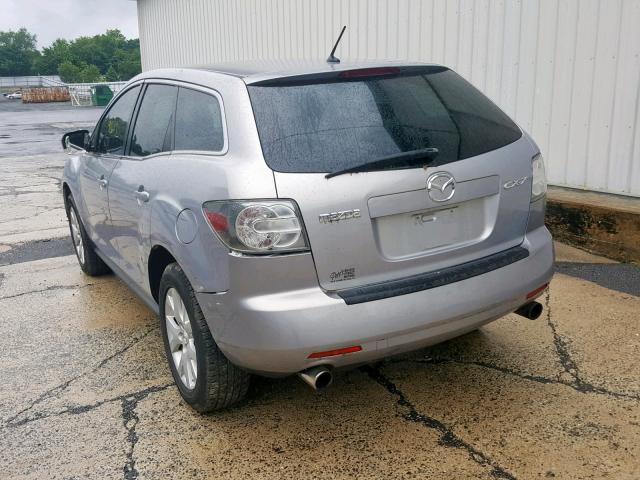 JM3ER29L980205100 - 2008 MAZDA CX-7 SILVER photo 3