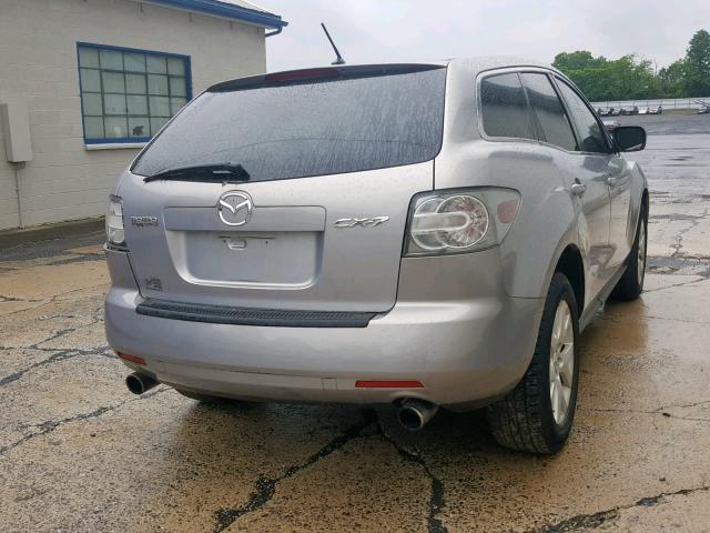 JM3ER29L980205100 - 2008 MAZDA CX-7 SILVER photo 4