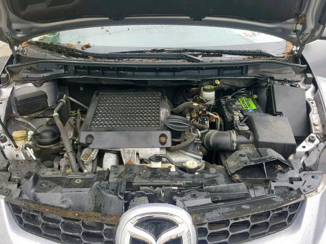 JM3ER29L980205100 - 2008 MAZDA CX-7 SILVER photo 7