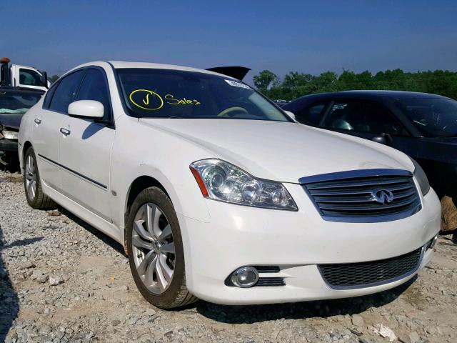 JN1CY0AP0AM910472 - 2010 INFINITI M35 BASE WHITE photo 1