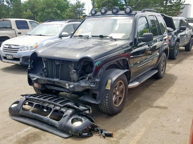 1J4GL38K53W562727 - 2003 JEEP LIBERTY RE BLACK photo 2