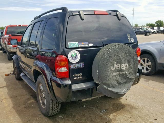 1J4GL38K53W562727 - 2003 JEEP LIBERTY RE BLACK photo 3