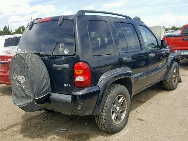 1J4GL38K53W562727 - 2003 JEEP LIBERTY RE BLACK photo 4