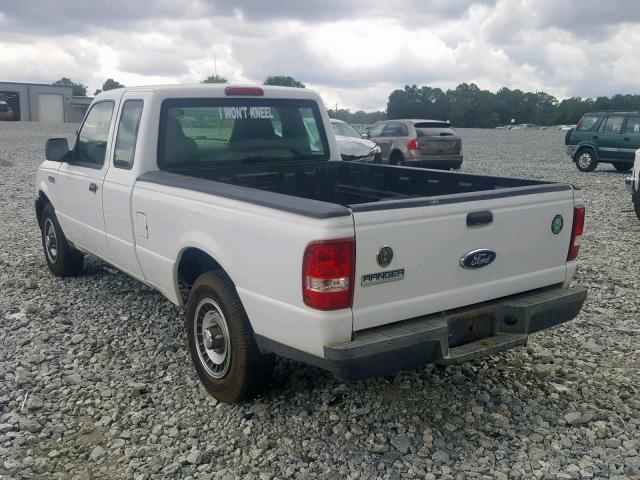 1FTYR14U76PA26980 - 2006 FORD RANGER SUP WHITE photo 3