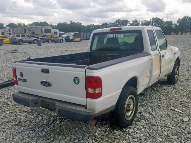 1FTYR14U76PA26980 - 2006 FORD RANGER SUP WHITE photo 4