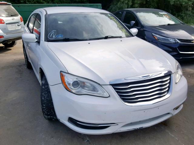 1C3CCBBB1CN120187 - 2012 CHRYSLER 200 TOURIN WHITE photo 1