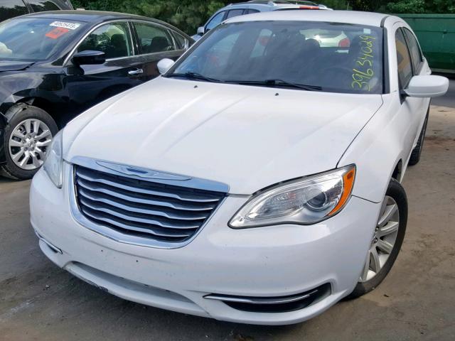 1C3CCBBB1CN120187 - 2012 CHRYSLER 200 TOURIN WHITE photo 2