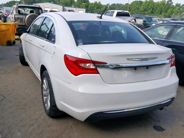 1C3CCBBB1CN120187 - 2012 CHRYSLER 200 TOURIN WHITE photo 3